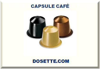 CAPSULE CAFÉ COMPATIBLE
